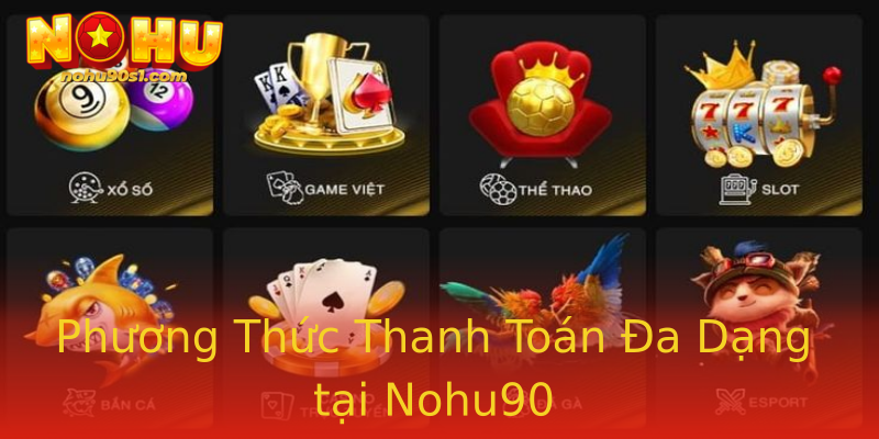 Phương Thức Thanh Toán Đa Dạng tại Nohu90